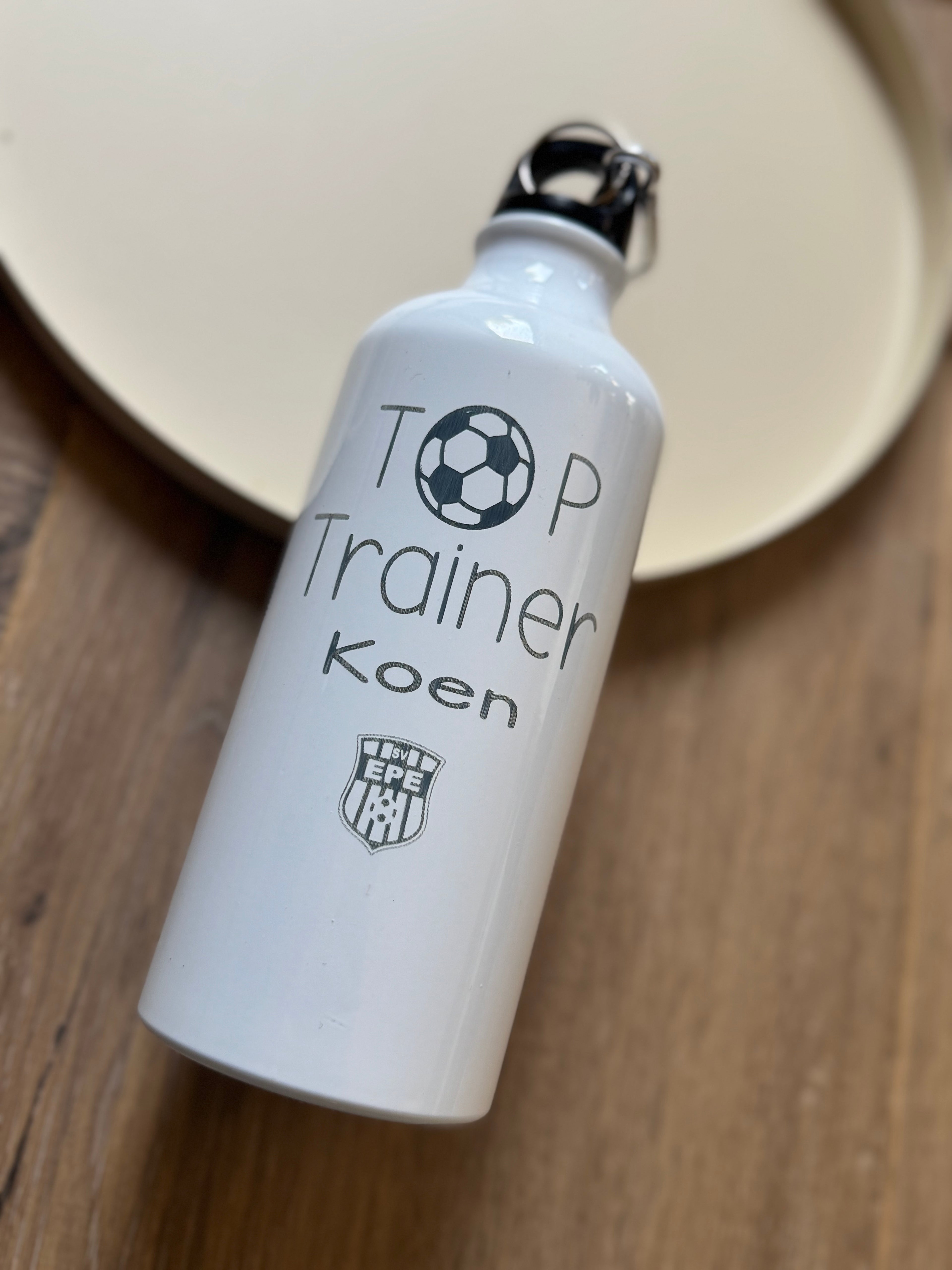 Fles ‘bedankt’