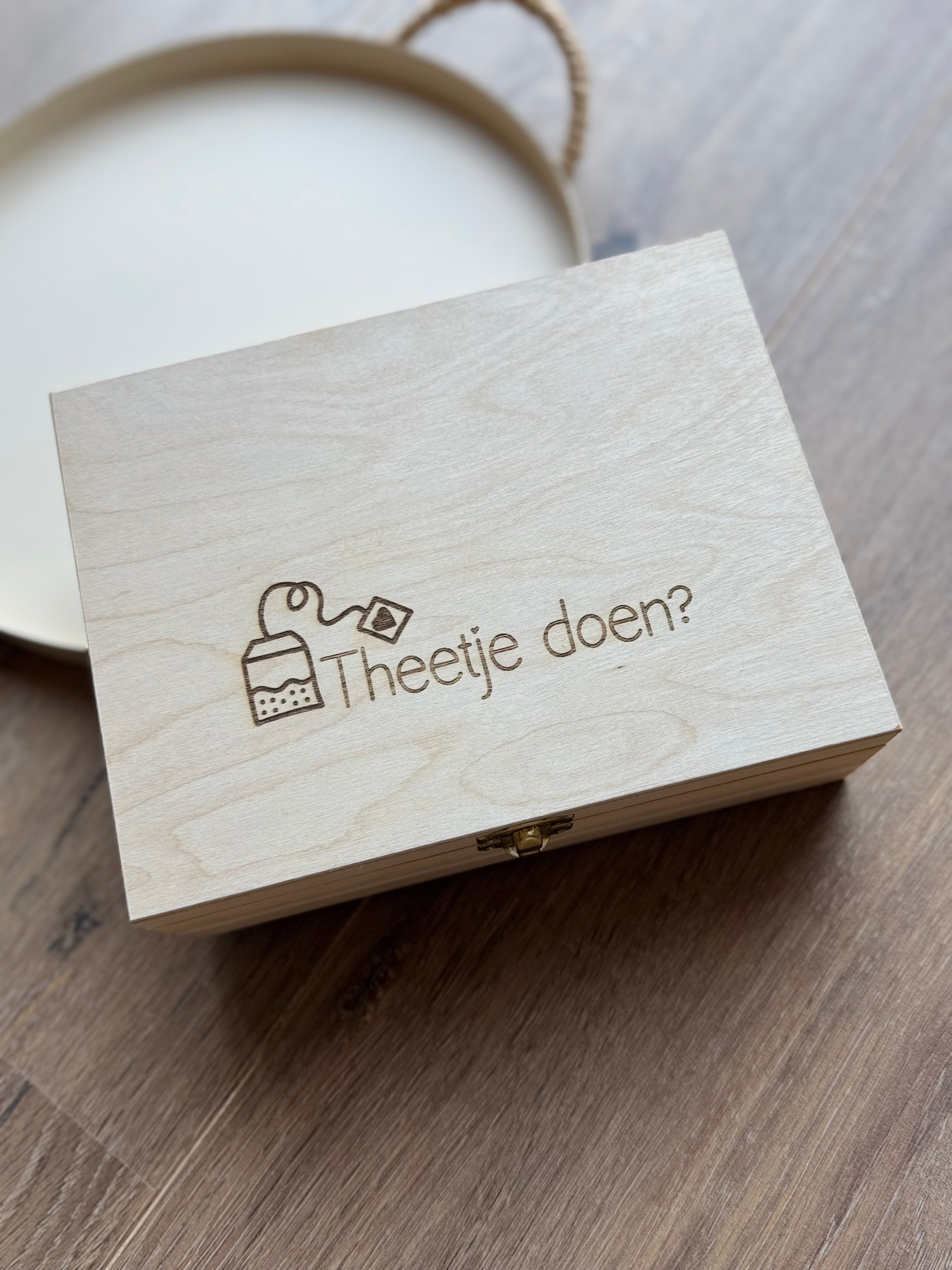 Thee box ‘theetje doen?’