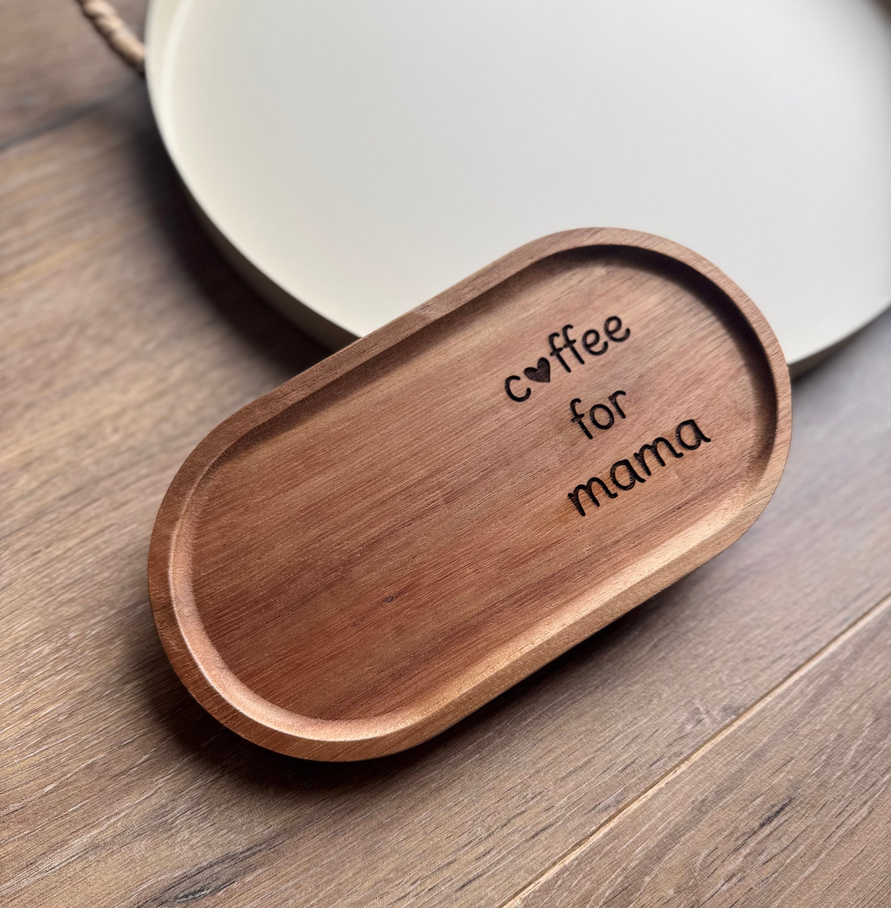 Plateau voor een kopje koffie of thee met wat lekkers