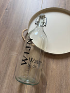 Waterfles ‘water bij de wijn’