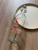 Waterfles ‘water bij de wijn’