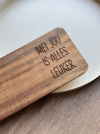 Borrelplankje 'met jou is alles leuker'