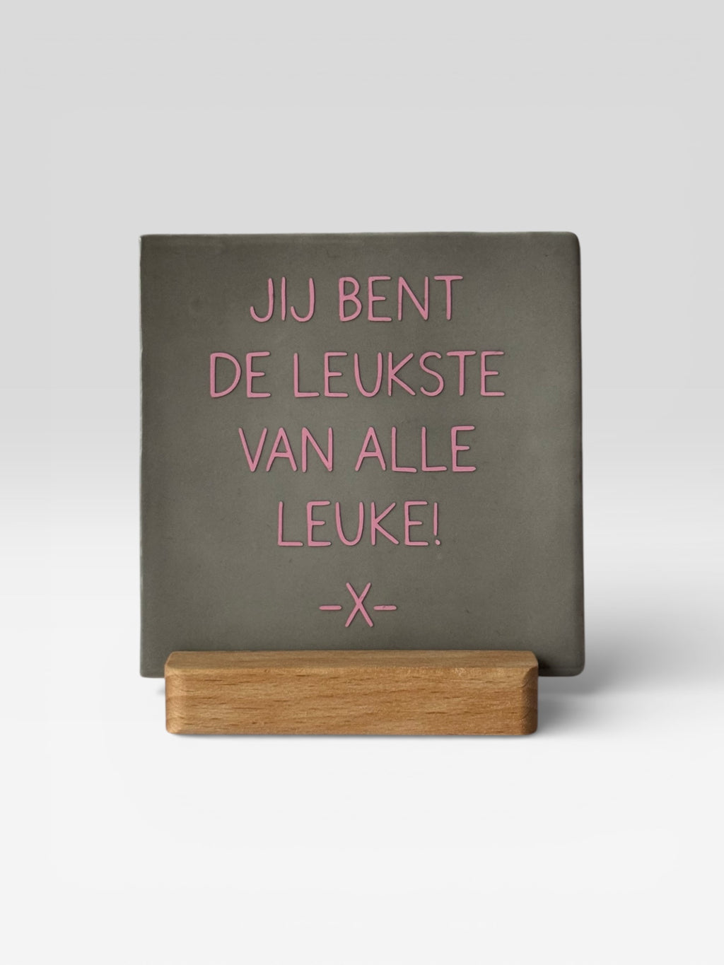 Tegeltje 'jij bent de leukste van alle leuke'