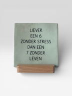 Tegeltje 'liever een 6'