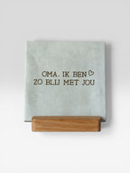 Tegeltje 'oma, ik ben zo blij met jou’