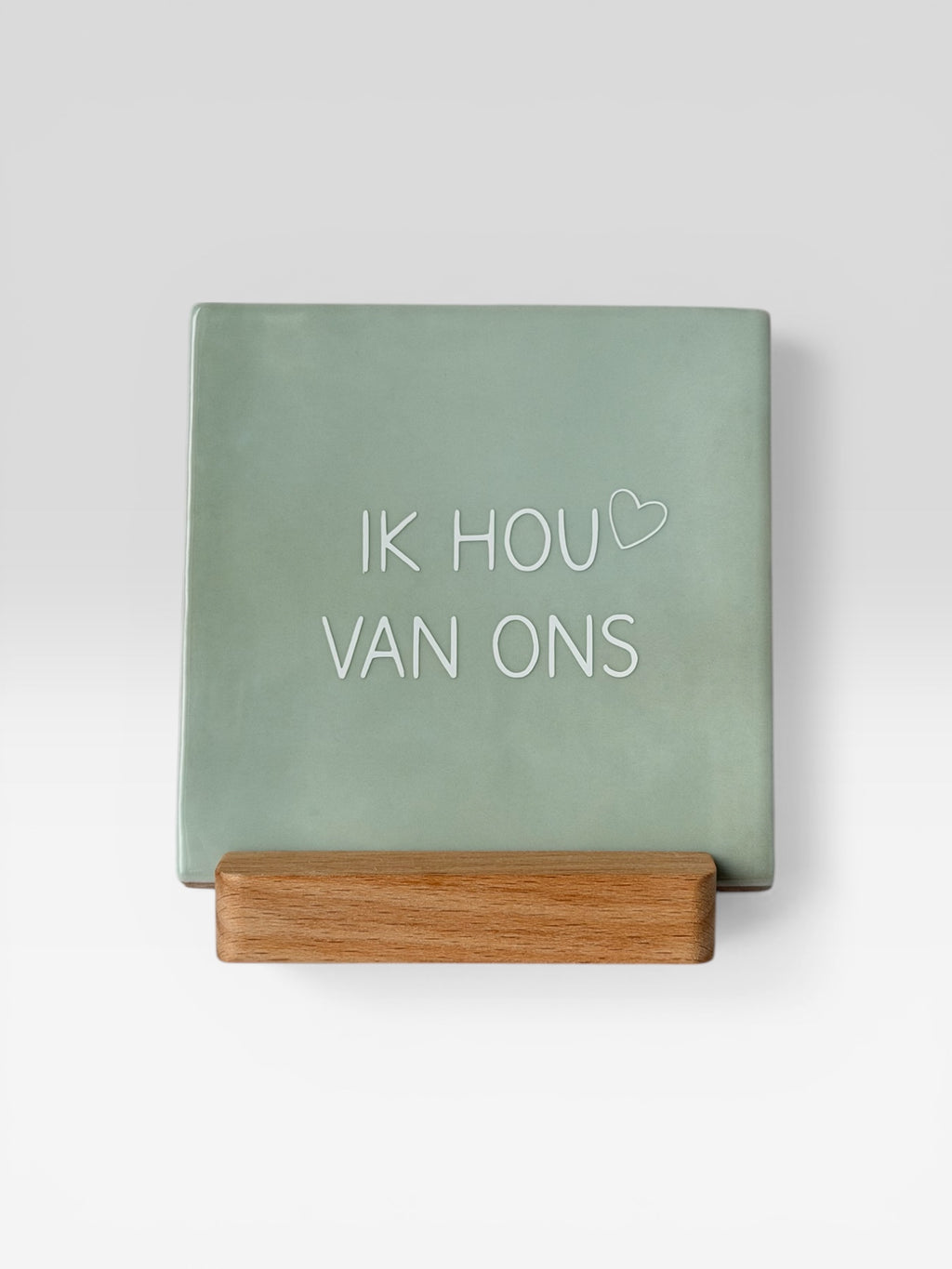 Tegeltje 'ik hou van ons'
