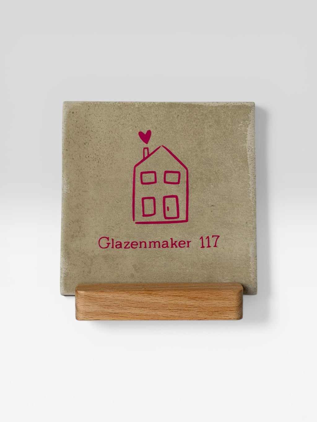 Tegeltje gepersonaliseerd 'huisje’