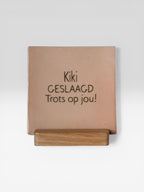 Tegeltje gepersonaliseerd ‘geslaagd trots op jou!’