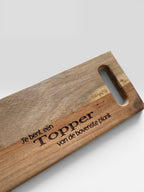 Borrelplank 'topper van de bovenste plank'