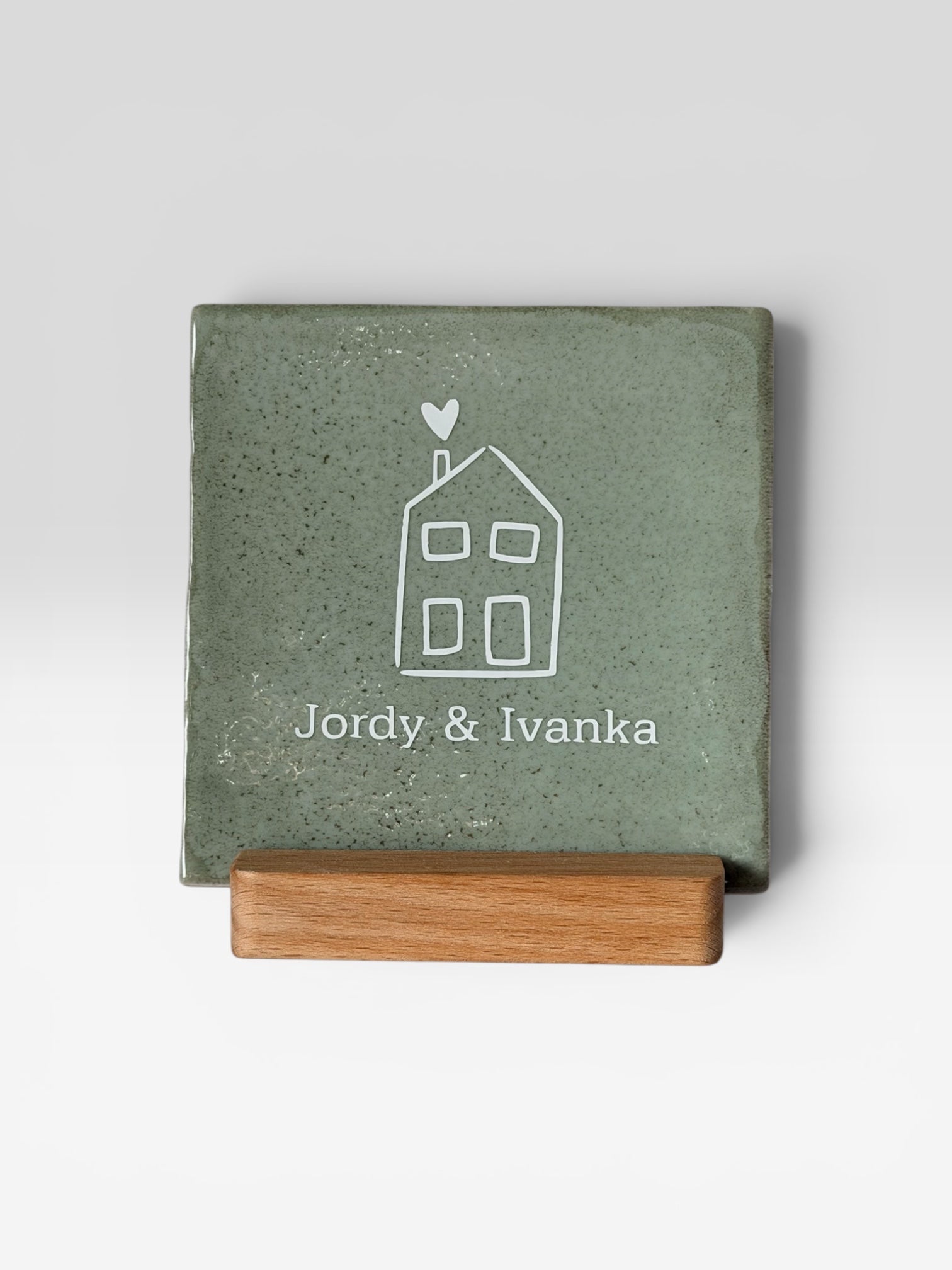 Tegeltje gepersonaliseerd 'huisje’