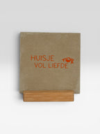 Tegeltje 'New home'