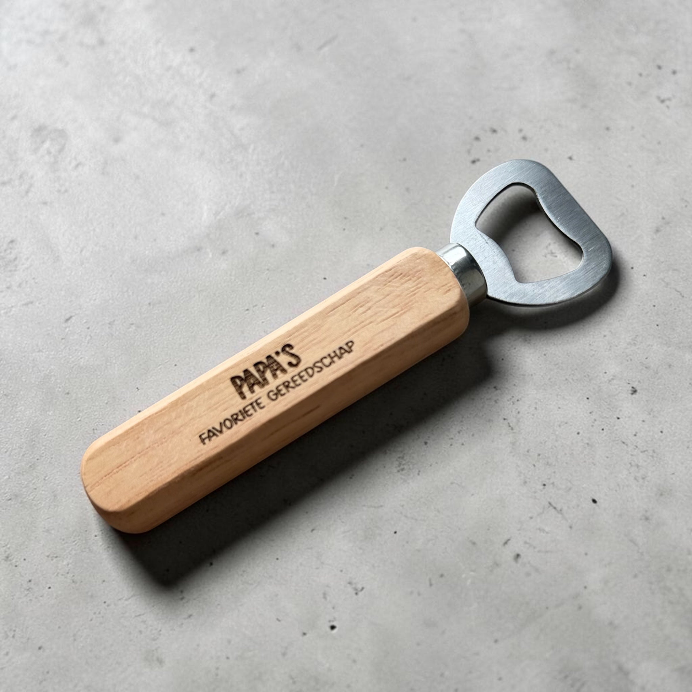Bieropener 'papa’s favoriete gereedschap’