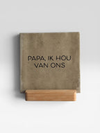 Tegeltje 'Papa ik hou van ons’