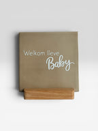 Tegeltje 'welkom lieve baby’