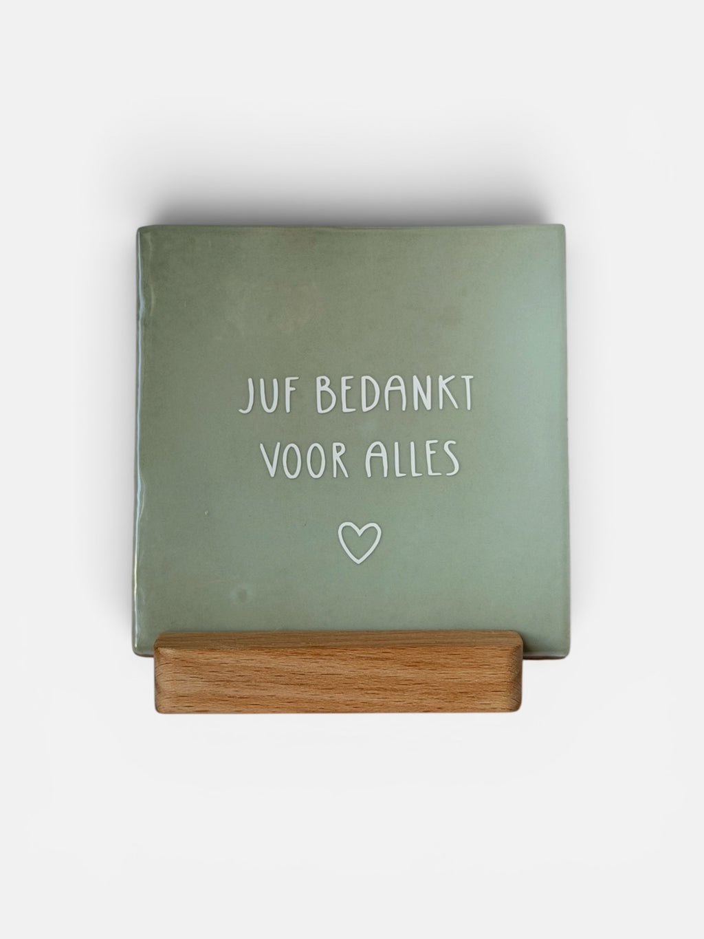 Tegeltje 'juf bedankt voor alles’