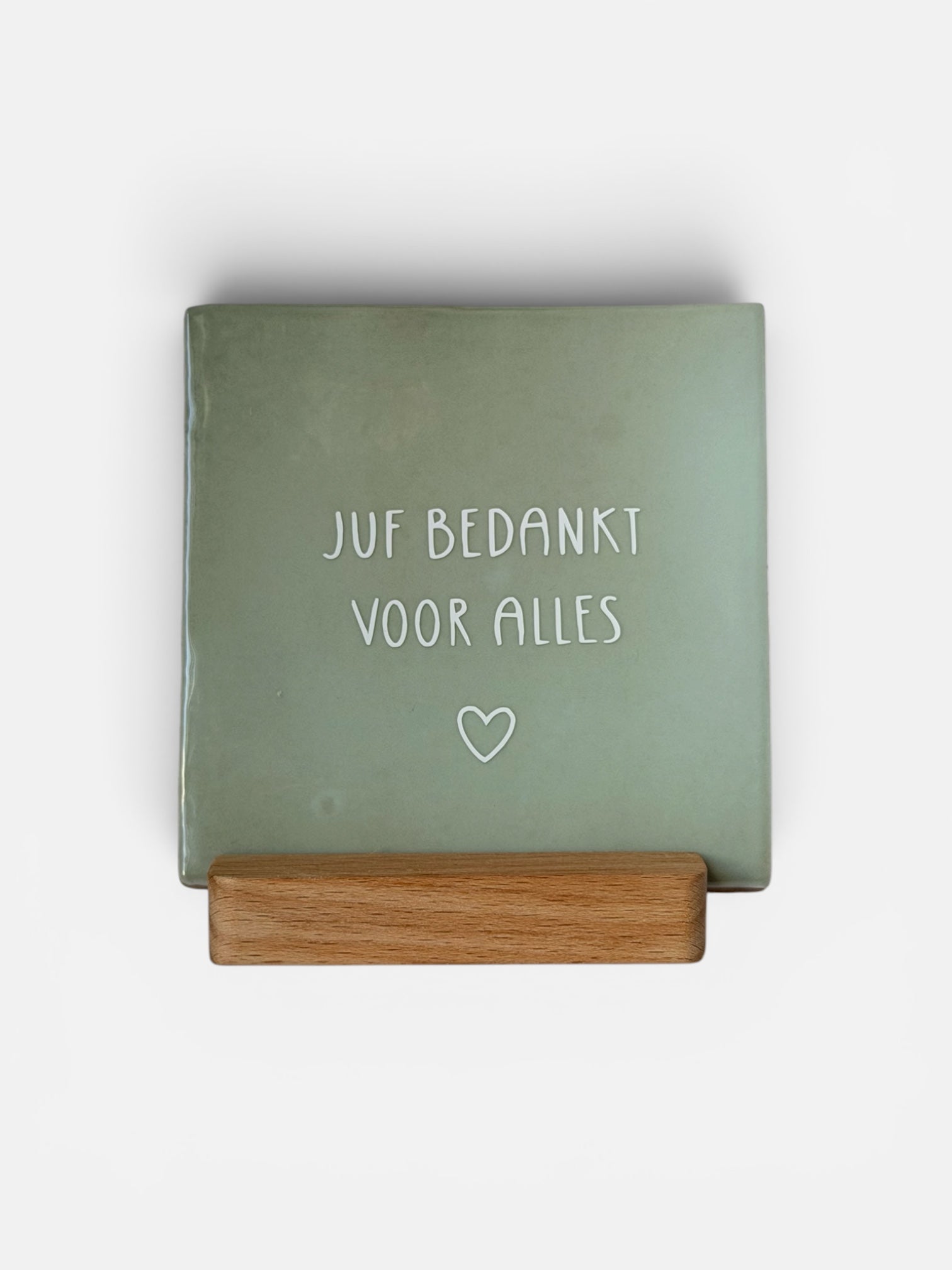 Tegeltje 'juf bedankt voor alles’
