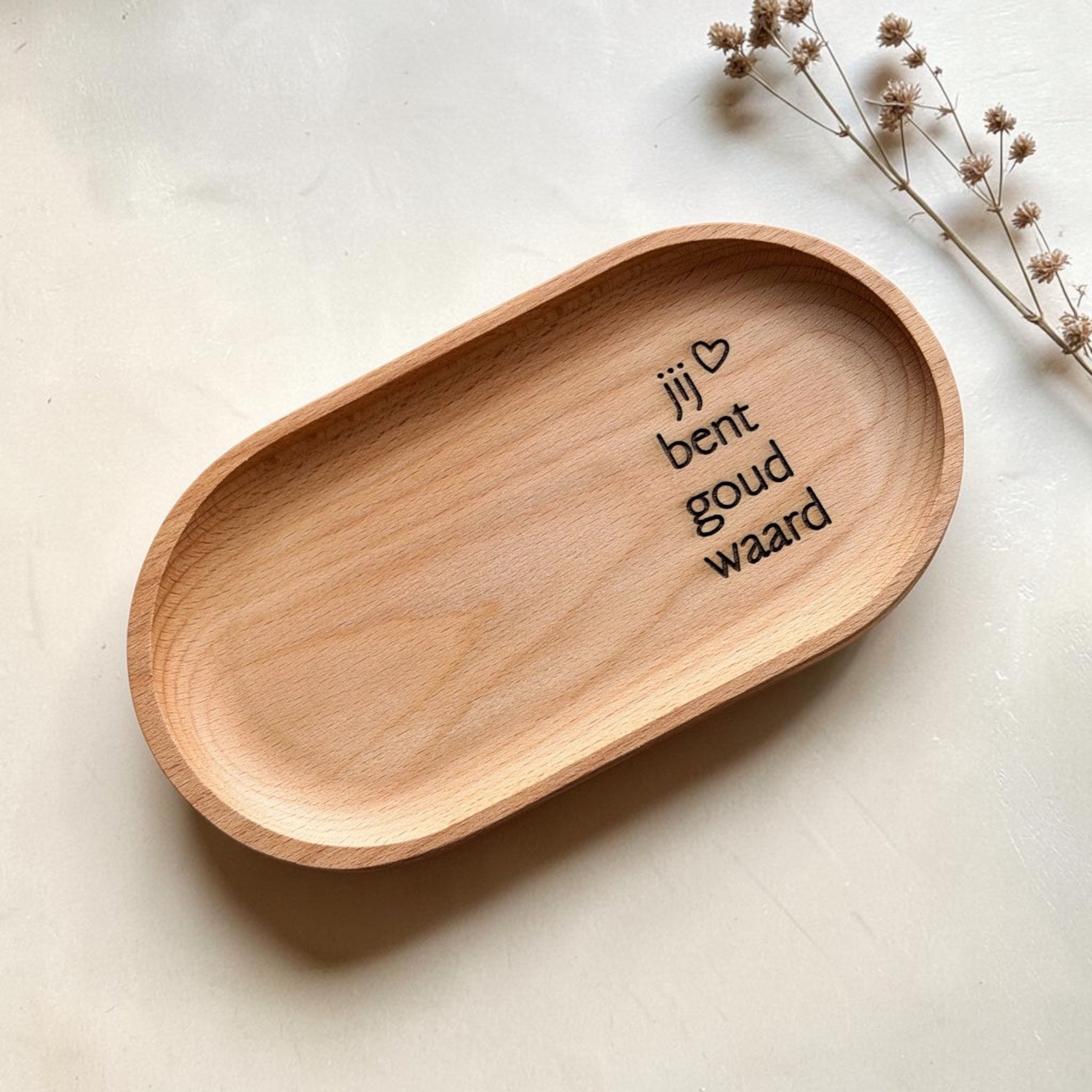 Plateau ‘jij bent goud waard’