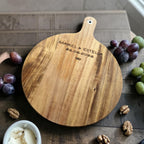 Borrelplank met namen & datum