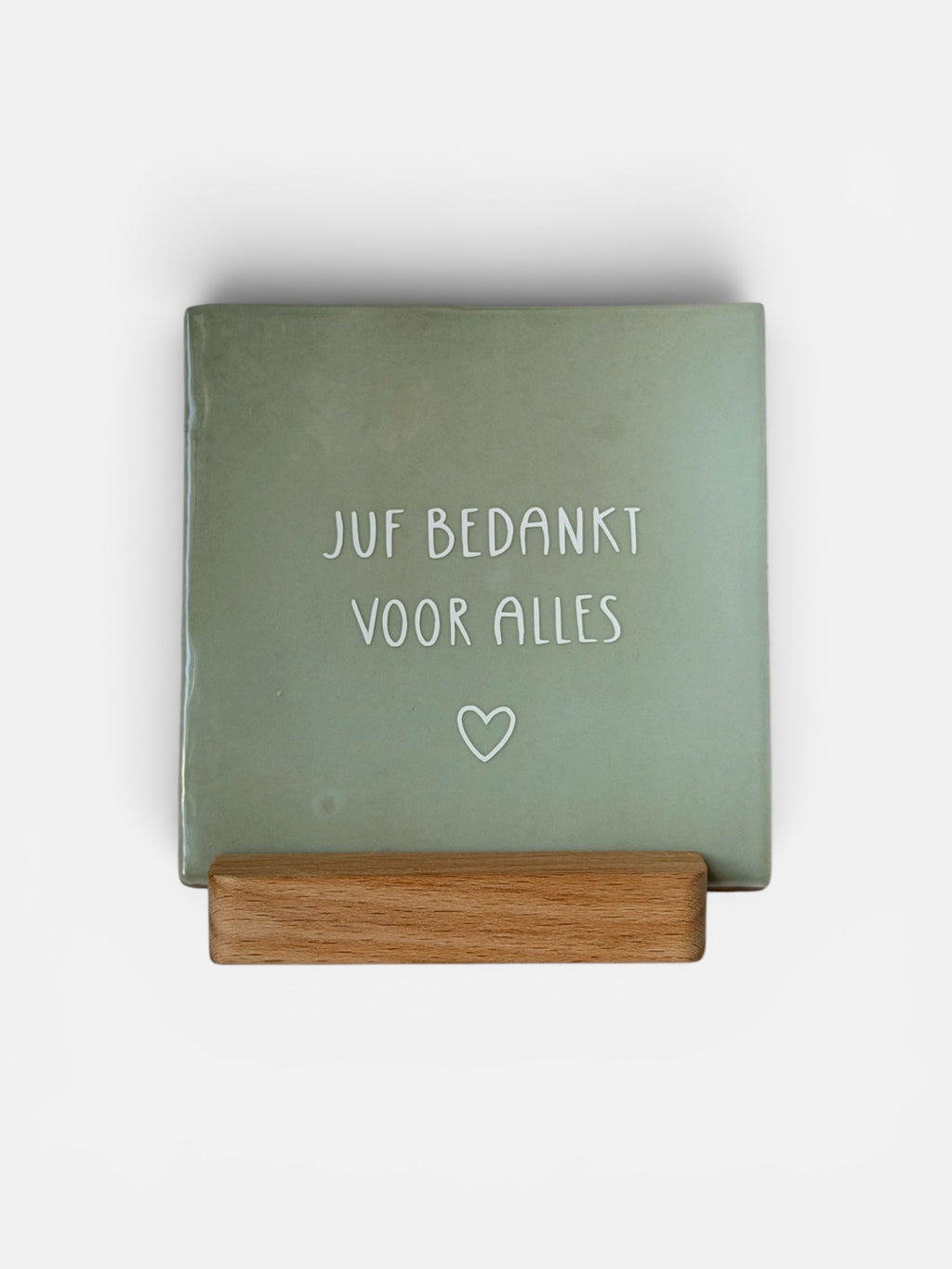 Tegeltje 'juf bedankt voor alles’