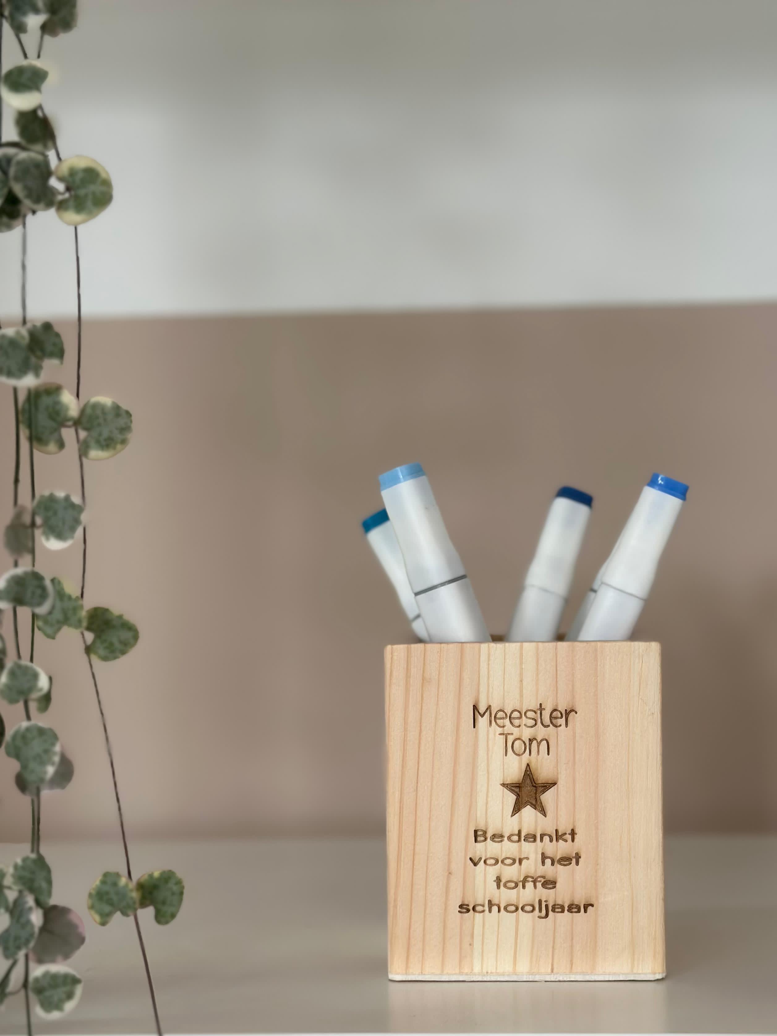 Pennenbak 'meester'