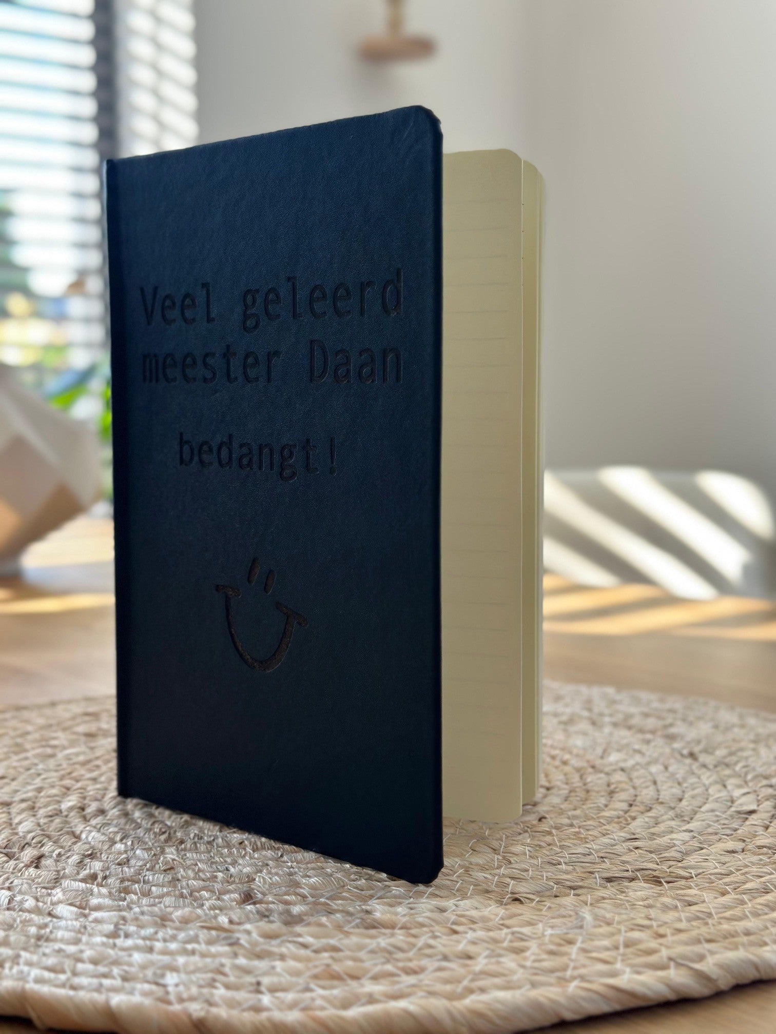 notitieboek 'meester'