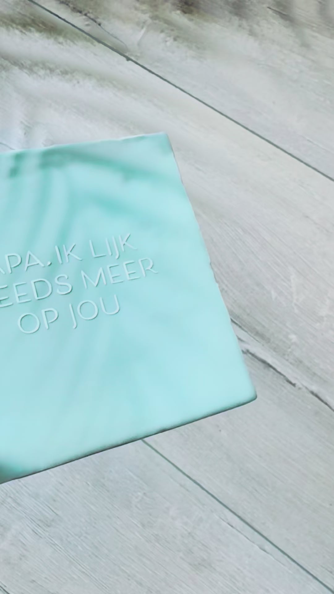 Tegeltje 'Papa ik lijk steeds meer op jou'