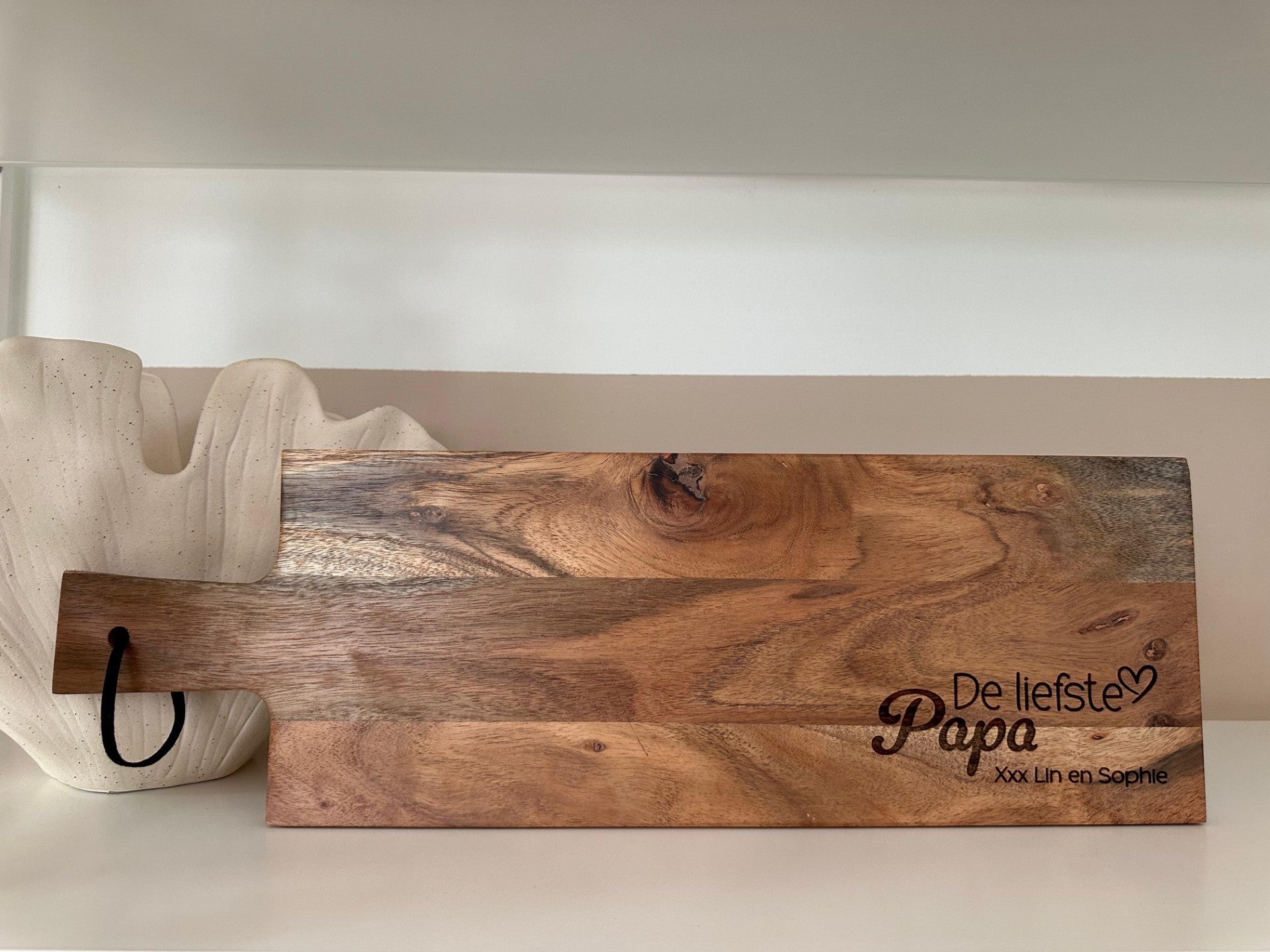 Borrelplank 'de liefste papa'